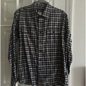 Patagonia Canyonite Organic Cotton Button Down Flannel Shirt L
